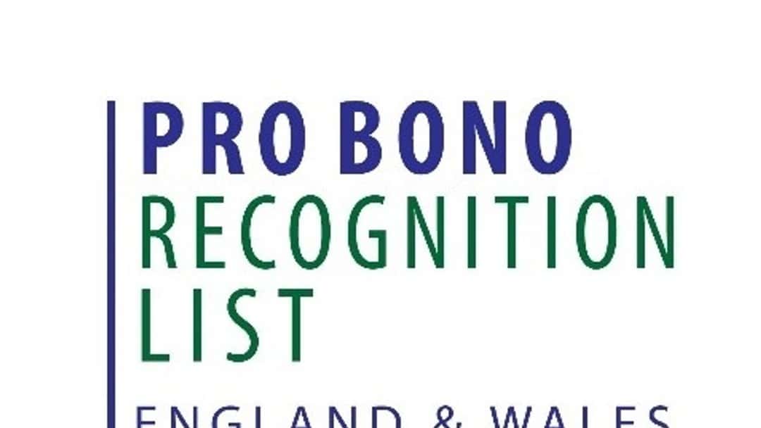 Lady Chief Justice endorses pro bono recognition list for legal professionals in England & Wales