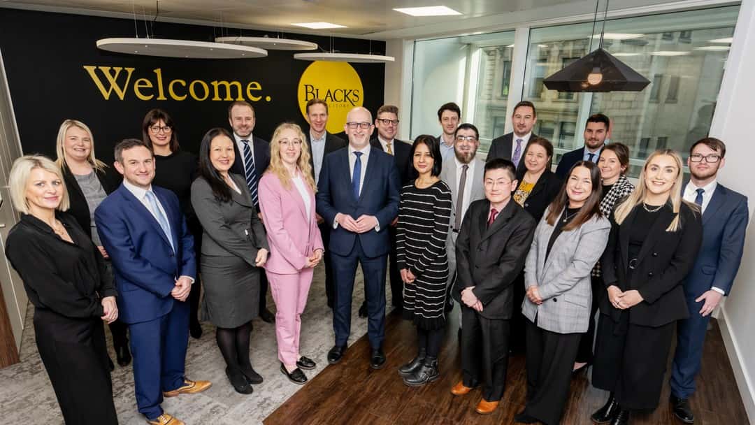 Blacks Solicitors Promotes Over 10% of team