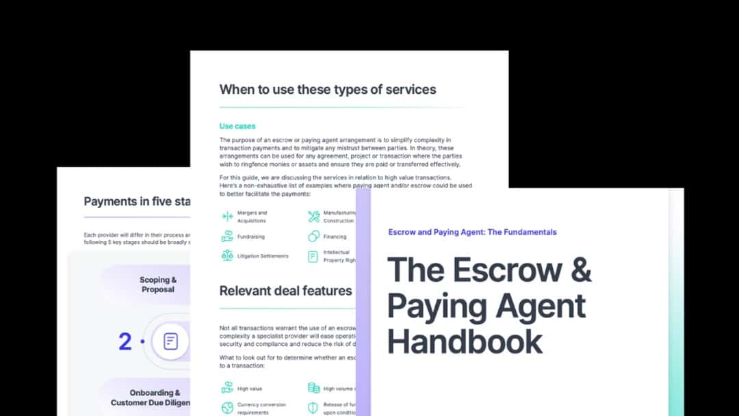 Shieldpay launches essential guide to escrow and paying agents for legal sector