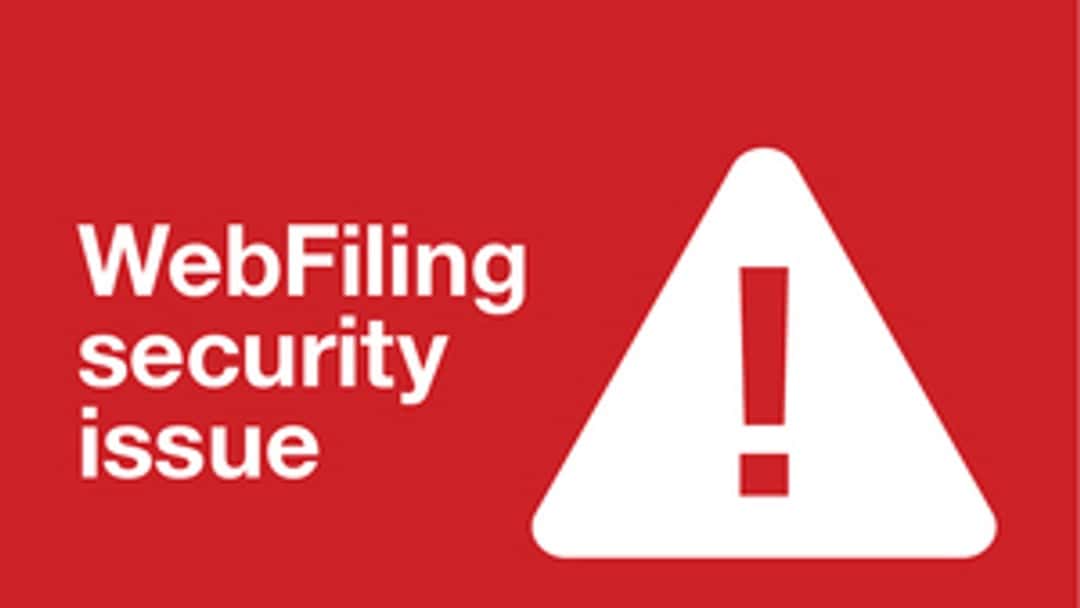 Companies House addresses WebFiling security issue
