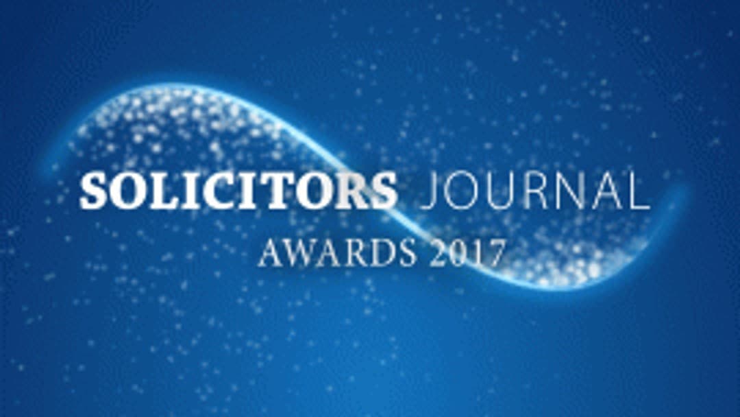 Solicitors Journal Awards 2017: Book your seats