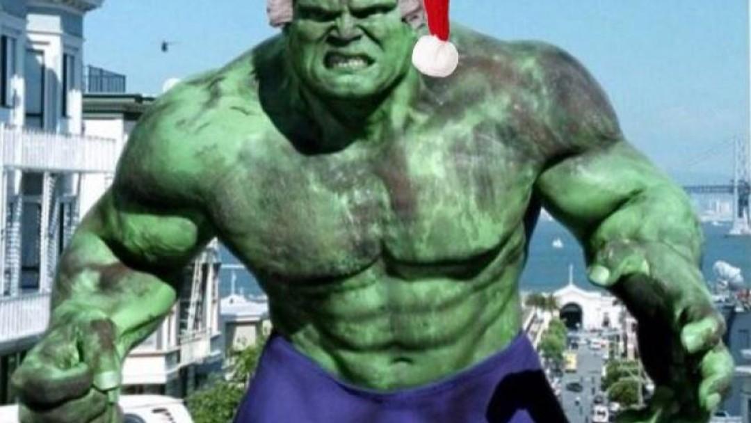 Hulk QC gets into the festive season