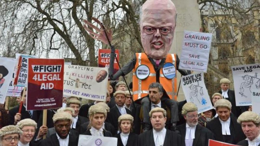 Solicitors left 'up s**t creek' after barristers back deal with Grayling