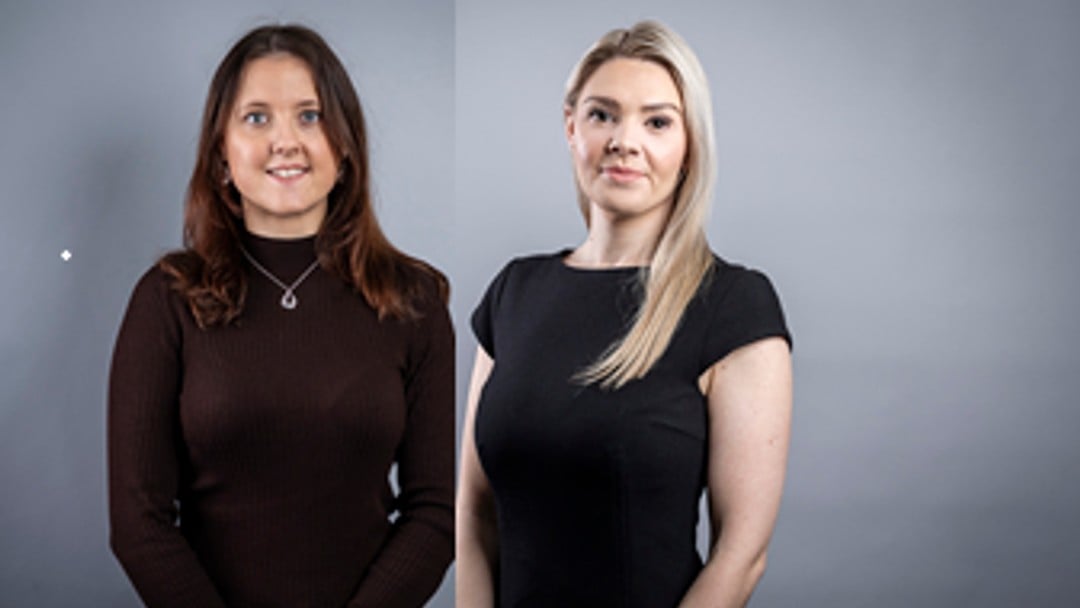 L-R Alex Williams and Catherine Vardy