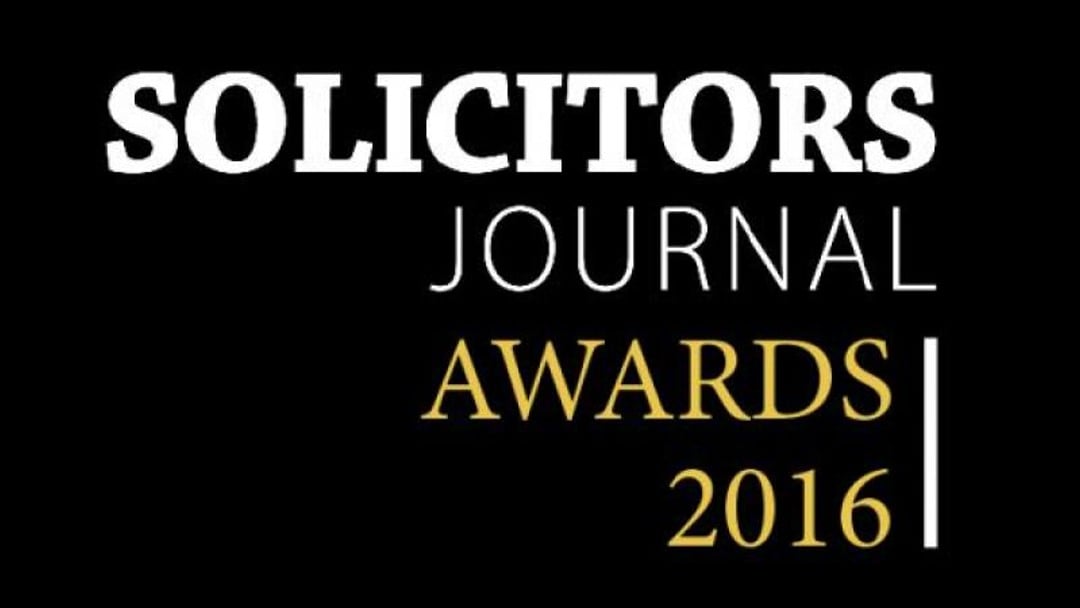 Solicitors Journal Legal Personality of the Year Award shortlist revealed