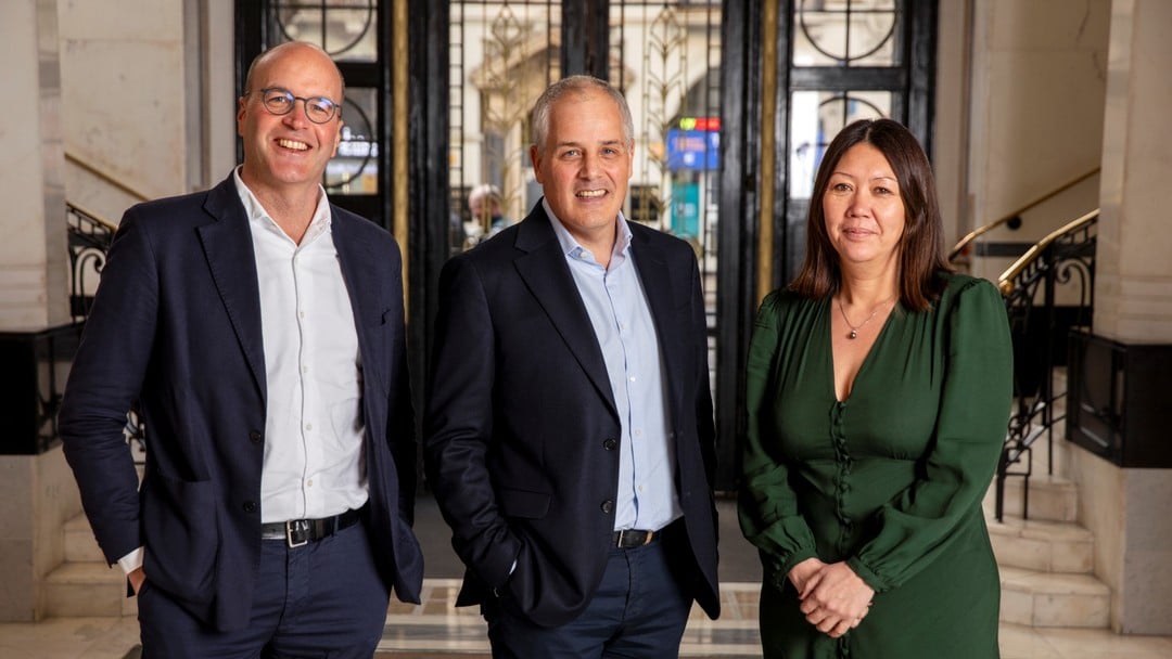 L-R Daniel Levy, Daniel Naftalin and Johanna Walsh