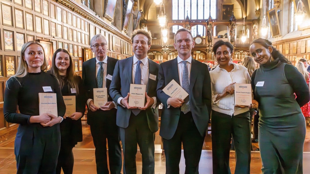 Celebrating the winners of the Pro Bono Awards