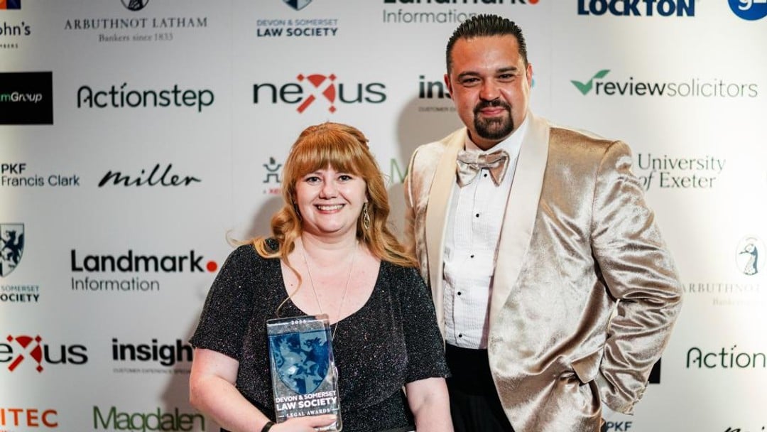 Exeter lawyer recognised for her dedication