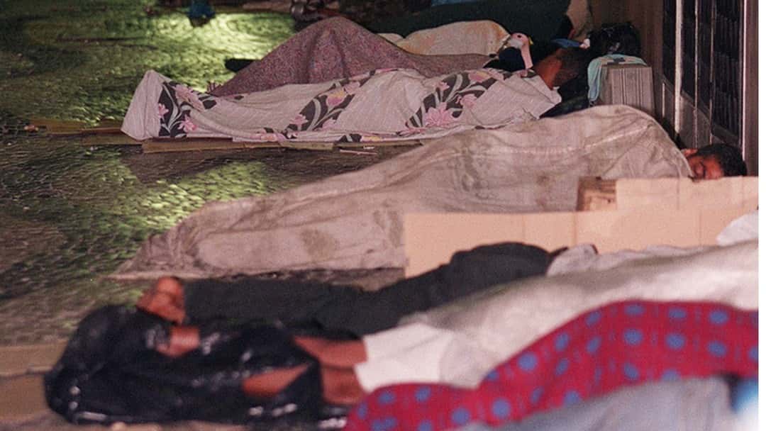 Rough sleeping is no longer a crime